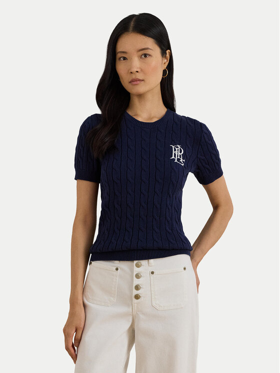 LAUREN RALPH LAUREN Megztinis · Tamsiai mėlyna · Relaxed Fit