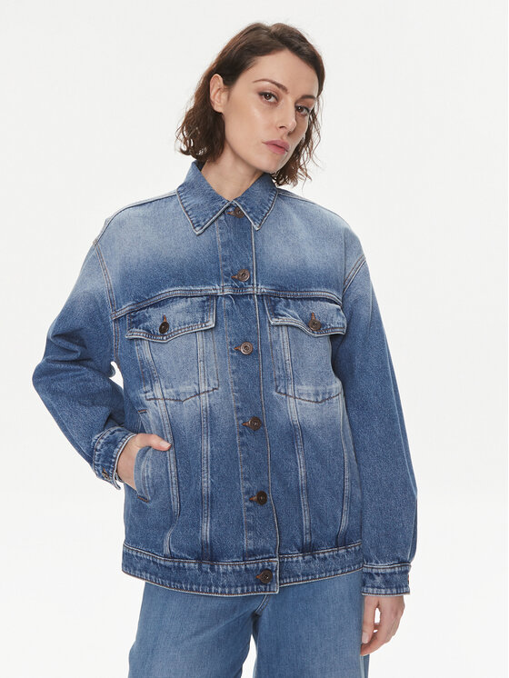 Kodas SUN15 Weekend Max Mara Džinsinė striukė · Mėlyna