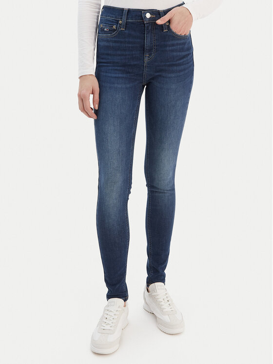 Tommy Jeans Džinsai · Mėlyna · Skinny Fit