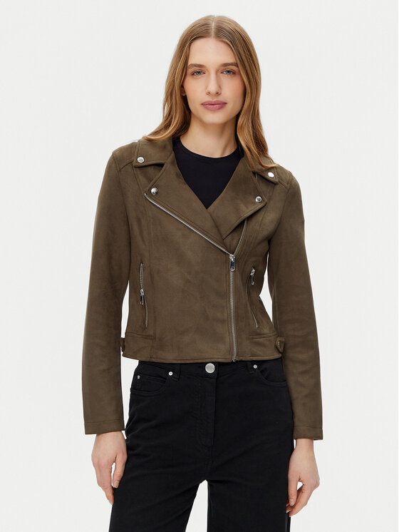 Kodas 20MAY Vero Moda Dirbtinės odos striukė · Ruda