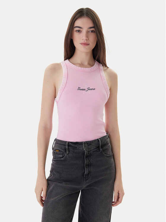 Guess Jeans Marškinėliai · Rožinė