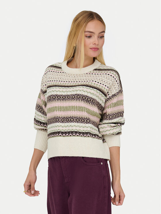 ONLY Megztinis · Smėlio · Regular Fit
