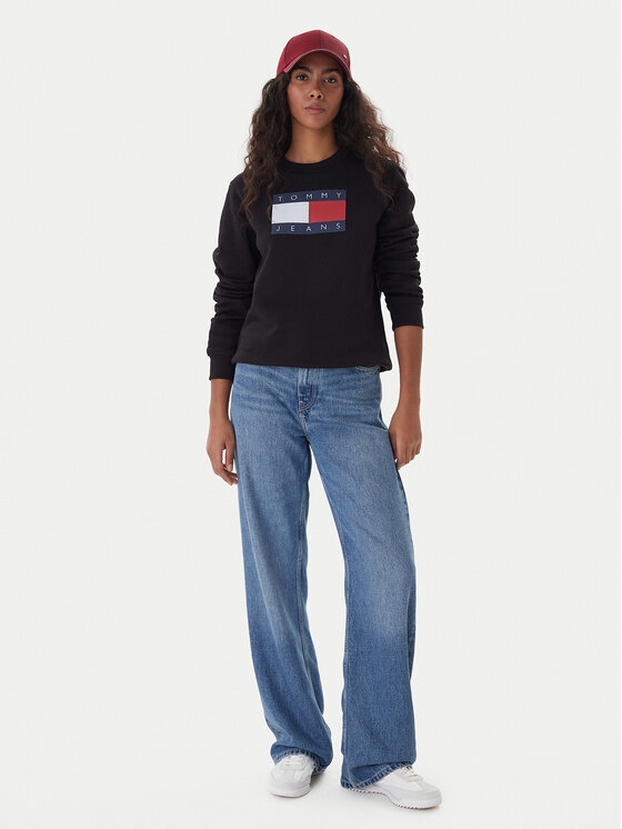 Tommy Jeans Džemperis · Juoda · Regular Fit