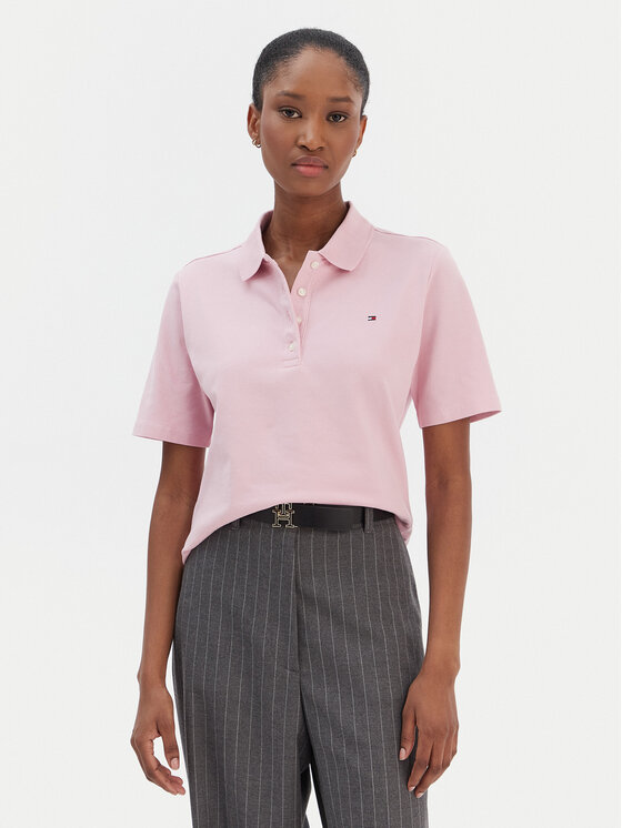 Kodas SUN15 Tommy Hilfiger Polo marškinėliai · Rožinė