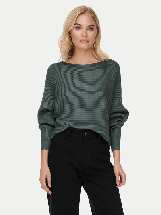 ONLY Megztinis · Žalia · Relaxed Fit
