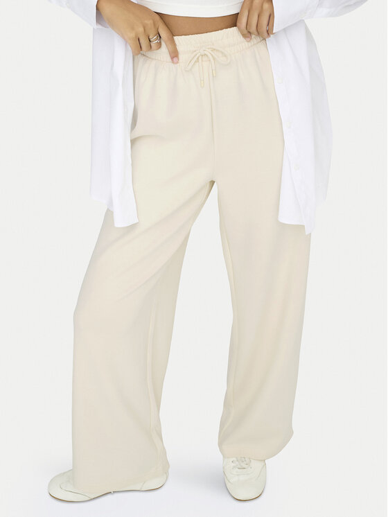 ONLY Sportinės kelnės · Écru · Regular Fit