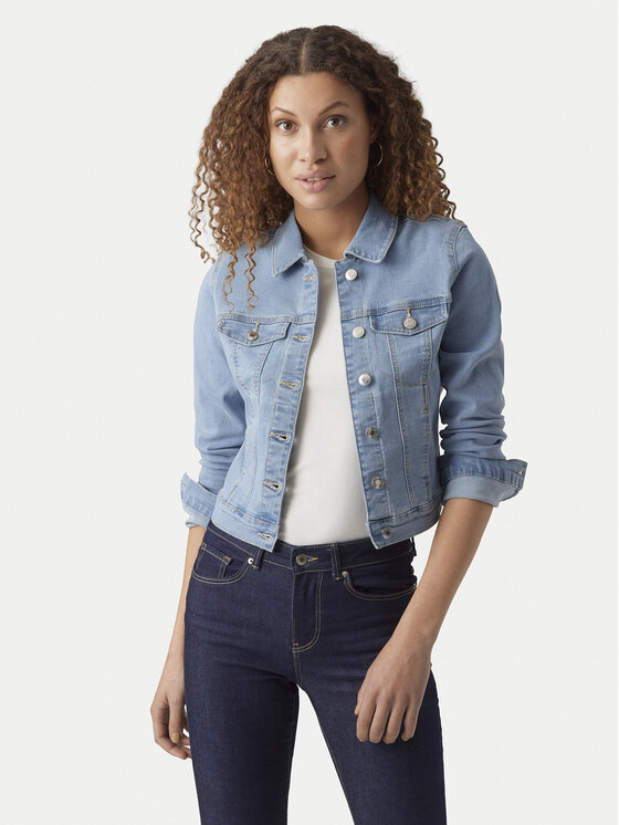 Vero Moda Džinsinė striukė · Žydra
