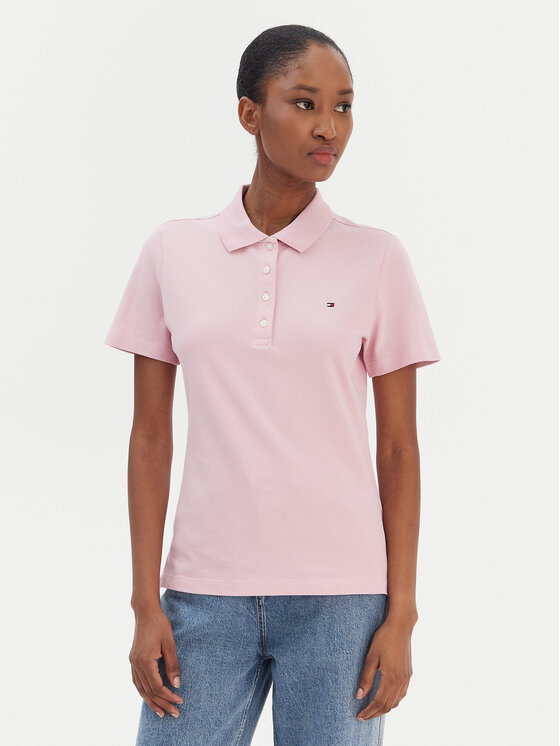 Tommy Hilfiger Polo marškinėliai · Rožinė