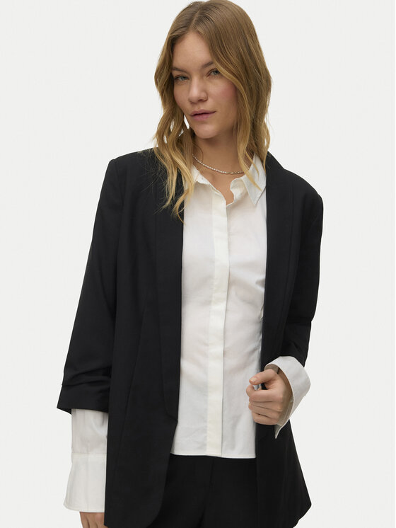 Vero Moda Švarkas · Juoda · Regular Fit