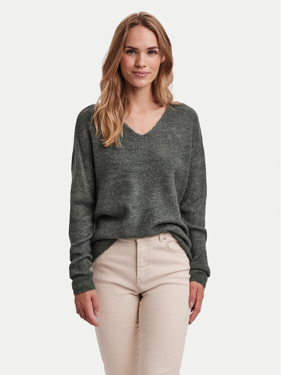 Vero Moda Megztinis · Žalia · Relaxed Fit