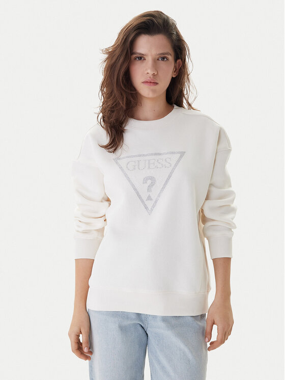 Guess Džemperis · Écru · Regular Fit