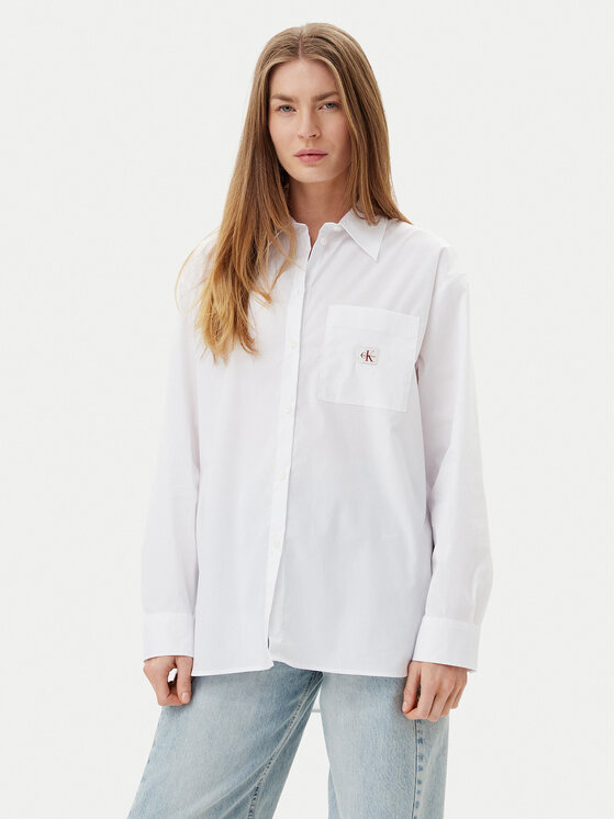 Calvin Klein Jeans Marškiniai · Balta