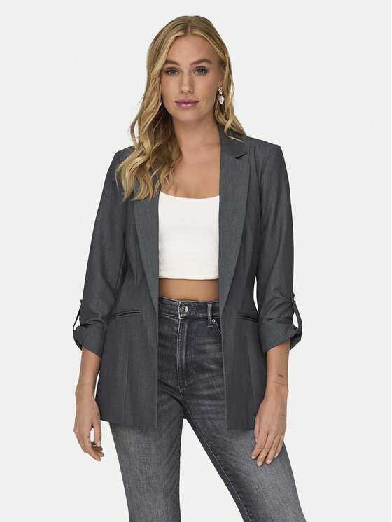 ONLY Švarkas · Pilka · Regular Fit