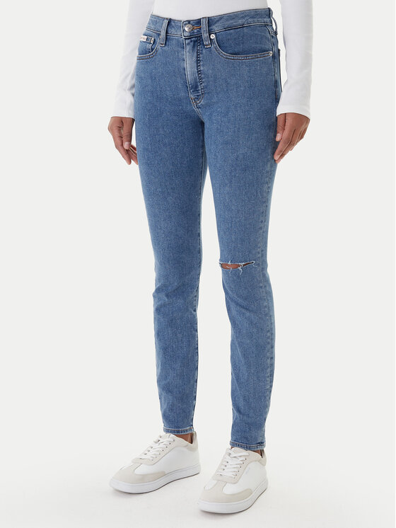 Calvin Klein Jeans Džinsai · Mėlyna · Skinny Fit