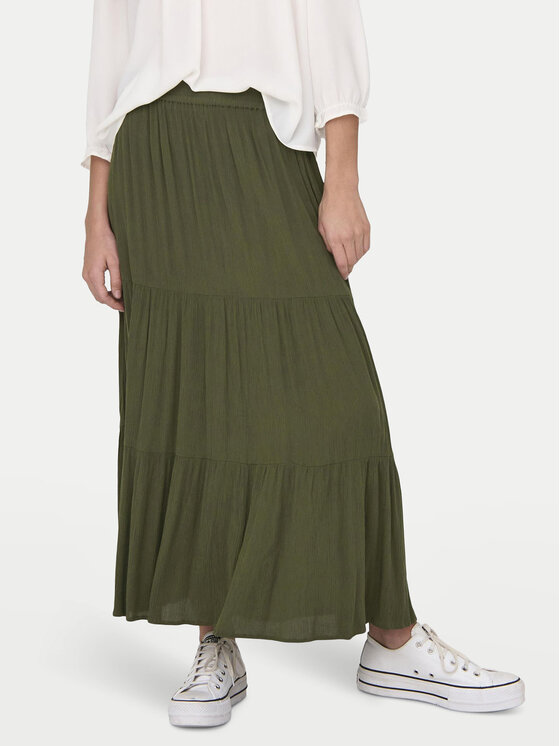 ONLY Maksi sijonas · Žalia · Maksi