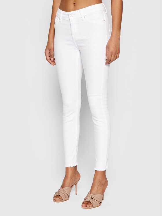 ONLY Džinsai · Balta · Skinny Fit