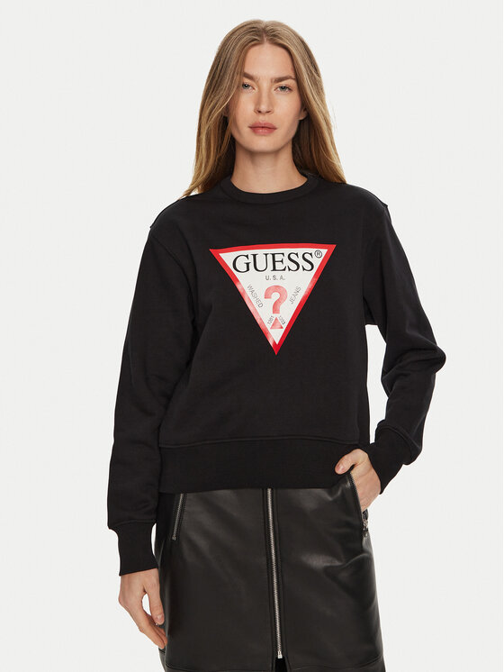 Guess Džemperis · Juoda · Regular Fit
