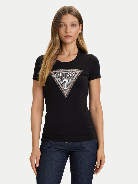 Guess Marškinėliai · Juoda