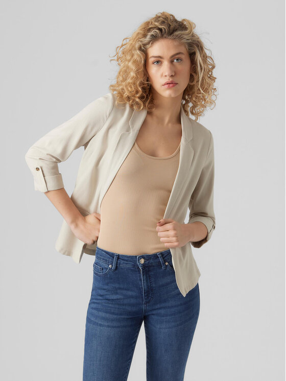 Vero Moda Švarkas · Pilka · Regular Fit