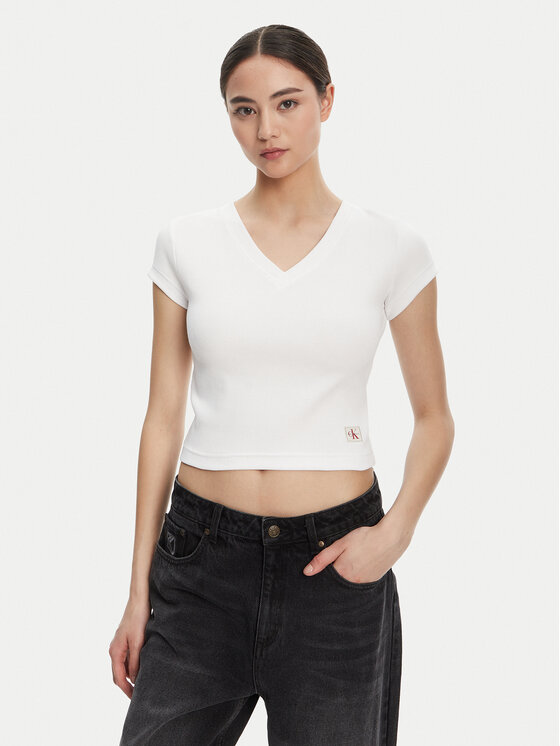 Calvin Klein Jeans Marškinėliai · Balta