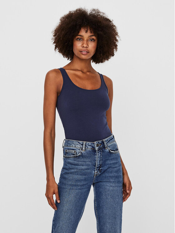 Vero Moda Marškinėliai · Tamsiai mėlyna