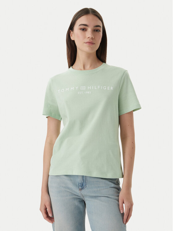 Tommy Hilfiger Marškinėliai · Žalia