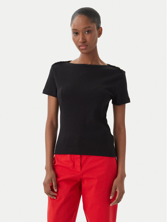 Tommy Hilfiger Marškinėliai · Juoda
