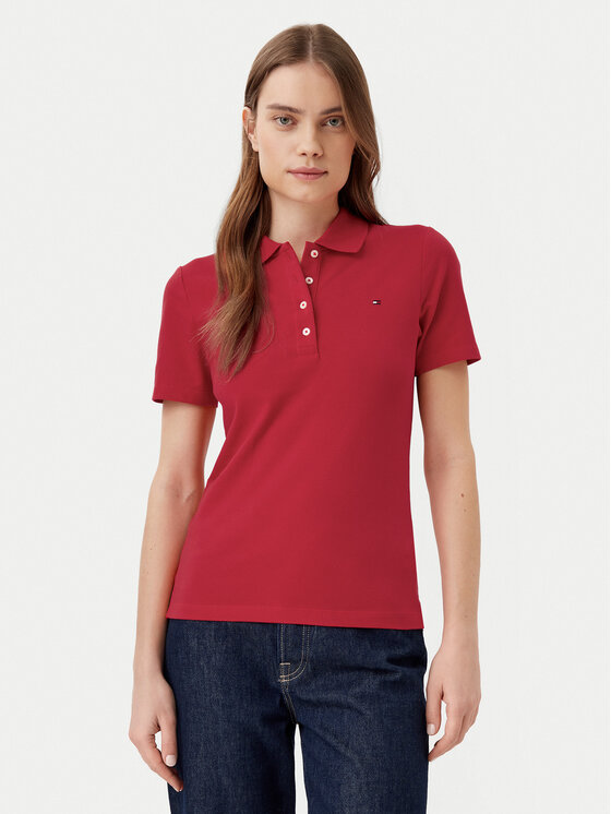 Tommy Hilfiger Polo marškinėliai · Raudona