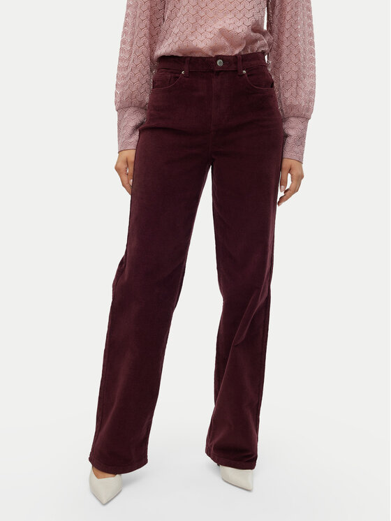 Kodas 20MAY Vero Moda Medžiaginės kelnės · Violetinė · Regular Fit
