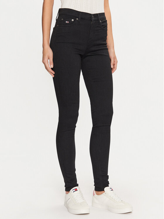 Tommy Jeans Džinsai · Juoda · Skinny Fit