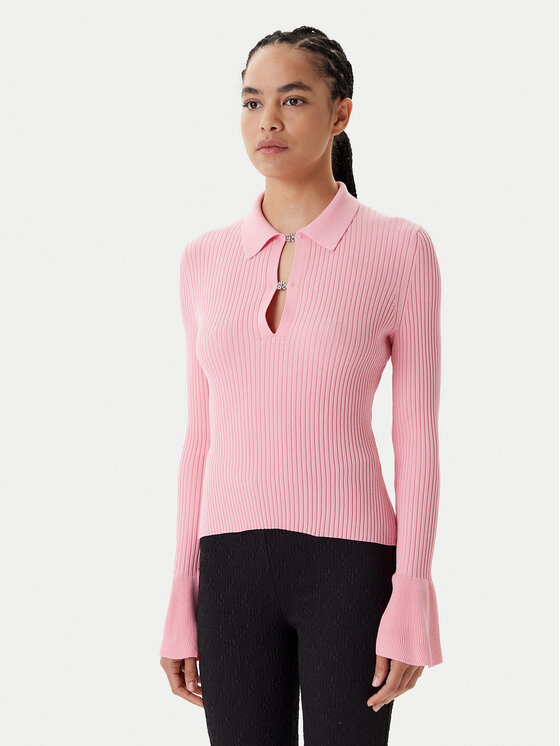 HUGO Megztinis · Rožinė · Slim Fit