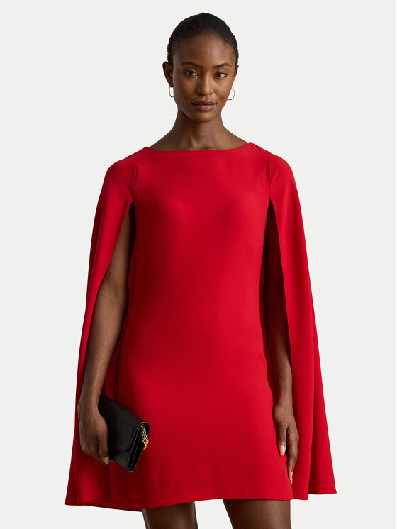 LAUREN RALPH LAUREN Kokteilinė suknelė · Raudona · Mini