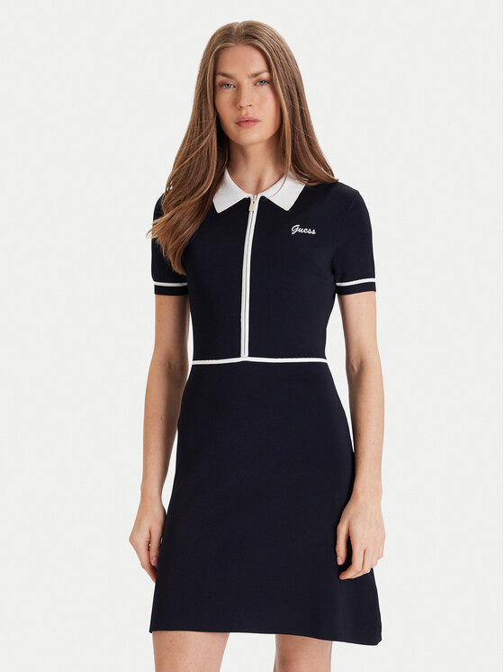 Guess Trikotažinė suknelė · Tamsiai mėlyna · Mini