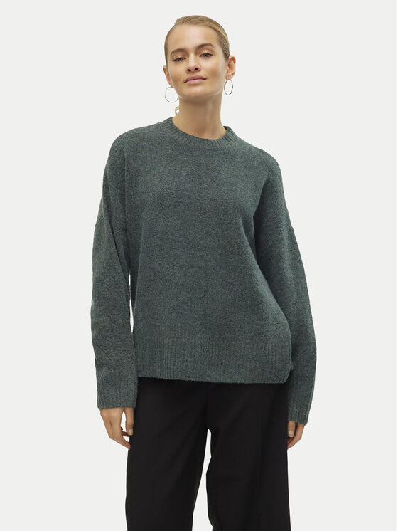 Vero Moda Megztinis · Žalia · Relaxed Fit