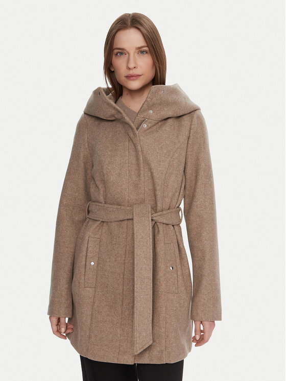 Vero Moda Demisezoninis paltas · Smėlio