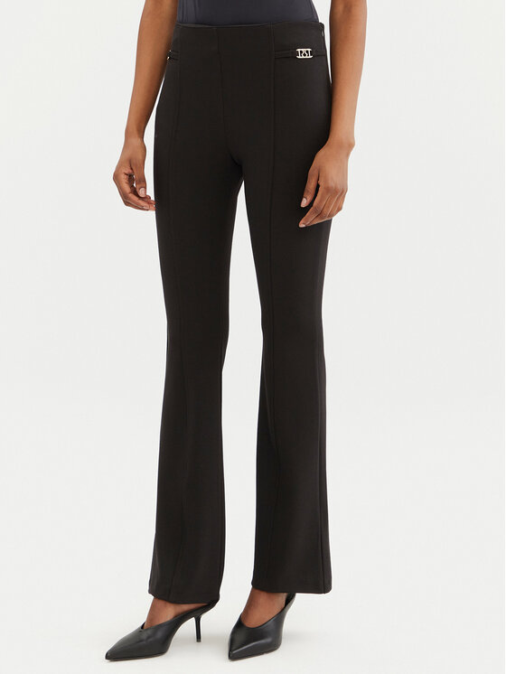 Rinascimento Medžiaginės kelnės · Juoda · Regular Fit