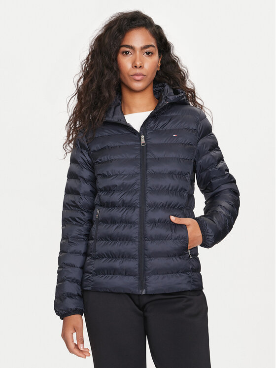 Tommy Hilfiger Demisezoninė striukė · Tamsiai mėlyna