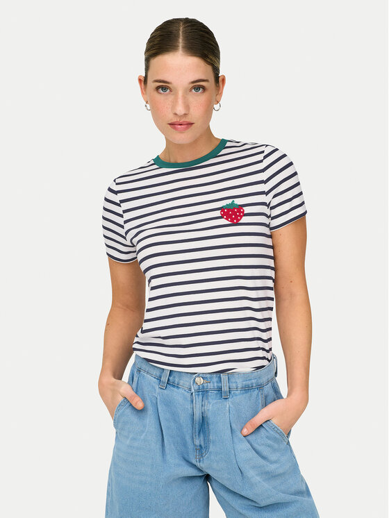 ONLY Marškinėliai · Balta