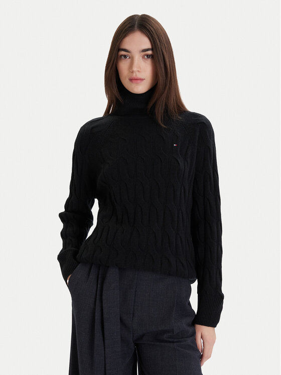 Tommy Hilfiger Golfas · Juoda · Regular Fit