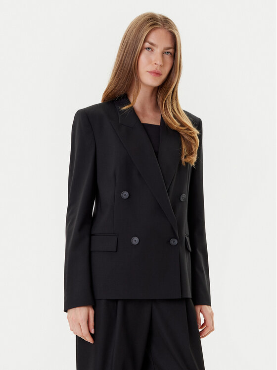 BOSS Švarkas · Juoda · Regular Fit