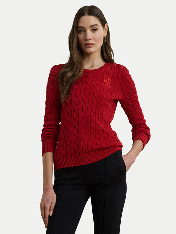 LAUREN RALPH LAUREN Megztinis · Raudona · Slim Fit