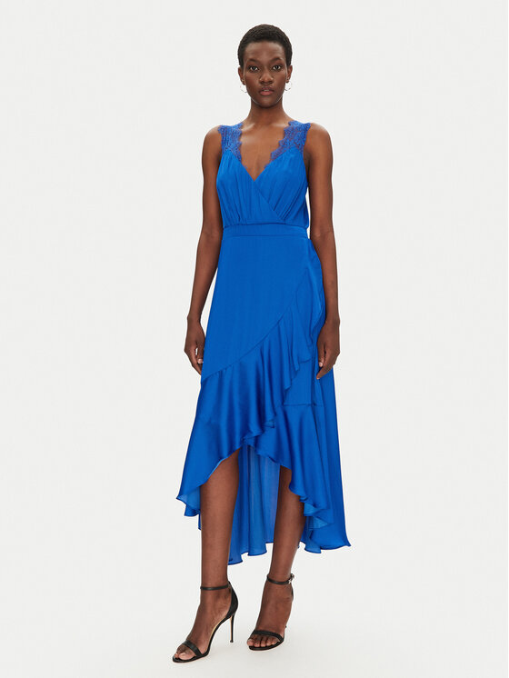 Morgan Kokteilinė suknelė · Mėlyna · Midi