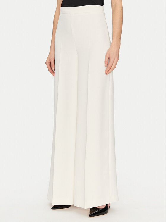 TWINSET Palazzo kelnės · Écru · Regular Fit