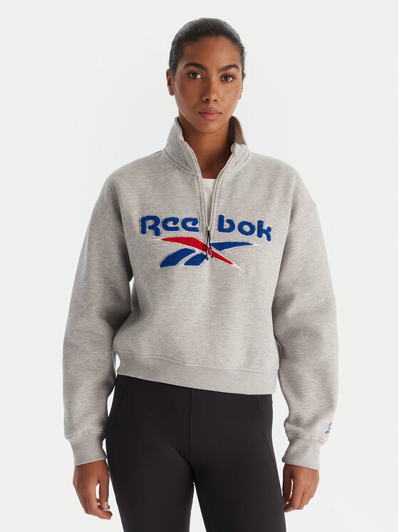 Reebok Džemperis · Pilka · Regular Fit
