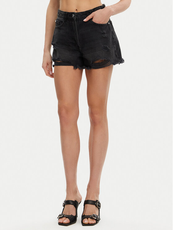 Kodas SUN15 Silvian Heach Džinsiniai šortai · Juoda