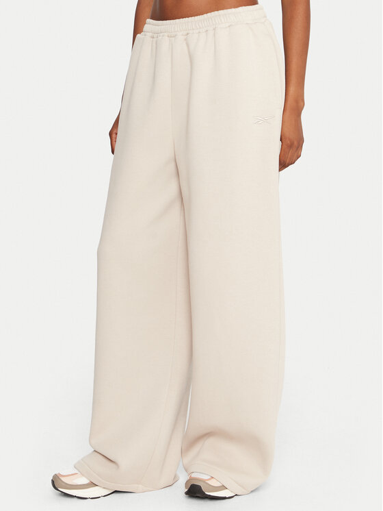 Reebok Sportinės kelnės · Smėlio · Regular Fit