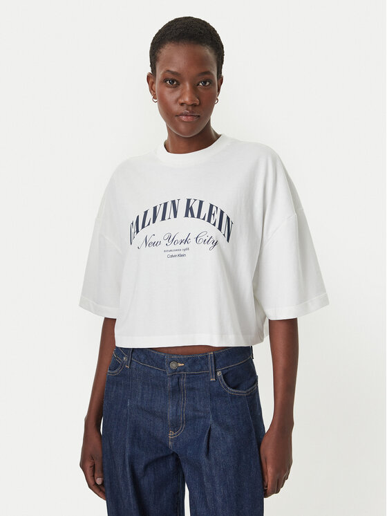 Calvin Klein Jeans Marškinėliai · Balta