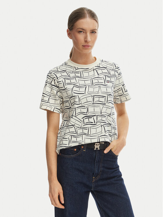 Tommy Hilfiger Marškinėliai · Balta