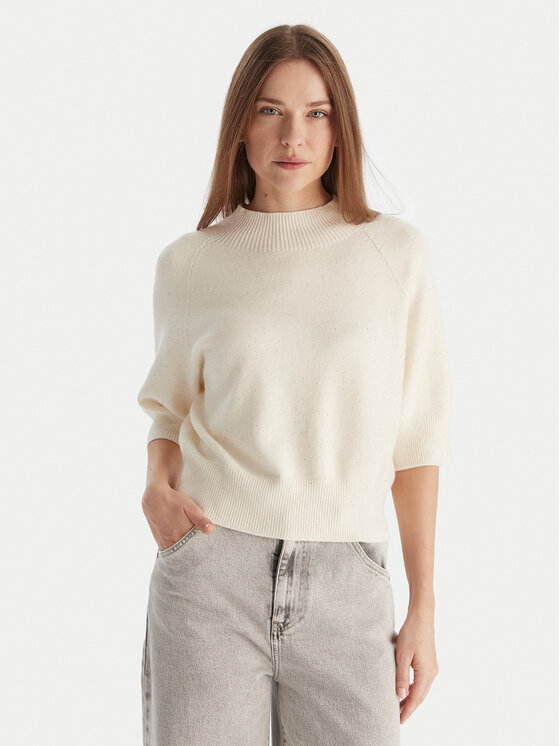 Kontatto Megztinis · Écru · Regular Fit