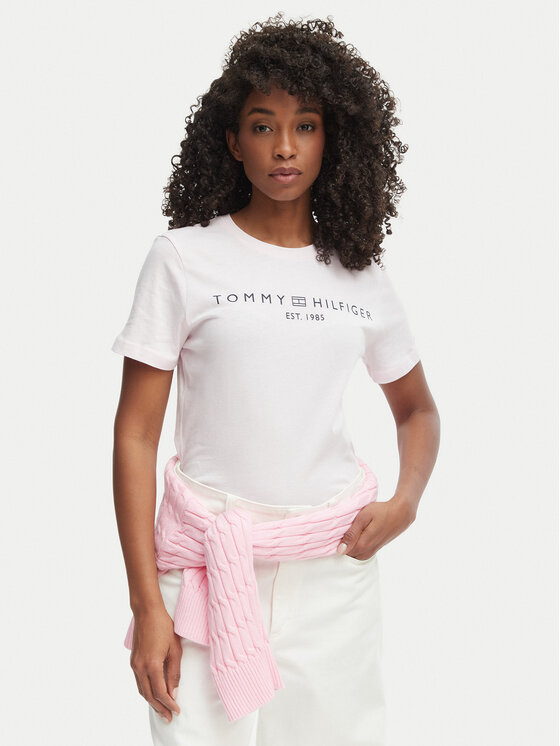 Tommy Hilfiger Marškinėliai · Rožinė